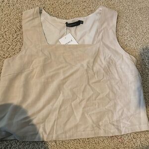 Zessica, beige top, medium